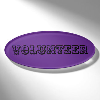 Magnetische Badge - Vrijwilliger
