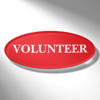 Magnetische Badge - Vrijwilliger