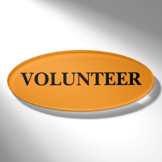 Magnetische Badge - Vrijwilliger