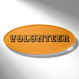 Magnetische Badge - Vrijwilliger