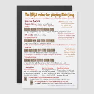 Magnetische BMJA-regels - Speciale handen (1) Magnetische Uitnodiging