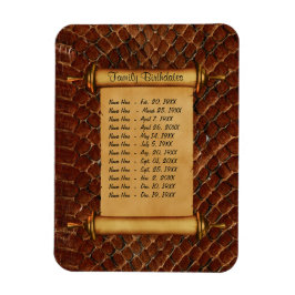 Magnetische Familie Verjaardagsherinnering - Aanpa Magneet