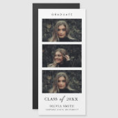 Magnetische Fotostrip Graduation Party Aankondigin (Voorkant / Achterkant)