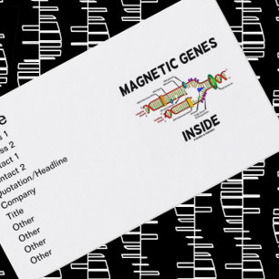 Magnetische genen binnenin (DNA-replicatie) Visitekaartje