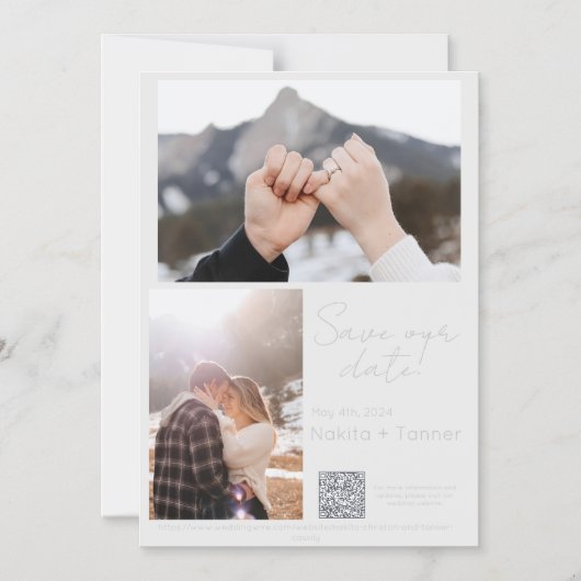 Magnetische Kaart, formaat: 5 x 7 inch, enveloppen Magnetische Uitnodiging (Voorkant)