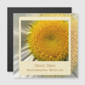 magnetische Kaart van Bermuda Daisy (Voorkant / Achterkant)