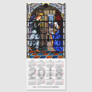 Magnetische kaart van gekleurd glas van 2018