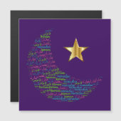 Magnetische Kaart van Ramadan Moon (Voorkant / Achterkant)