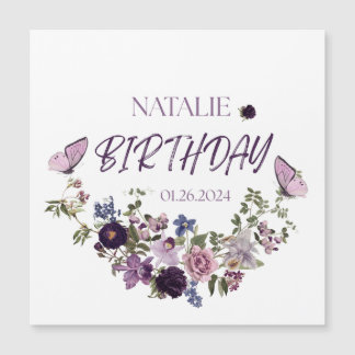 Magnetische Kaart Waterverf Floral Collectie