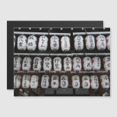 Magnetische kaarten van Japanse lampions (Voorkant / Achterkant)