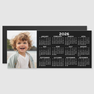 Magnetische kalender 2026 met fotocollage