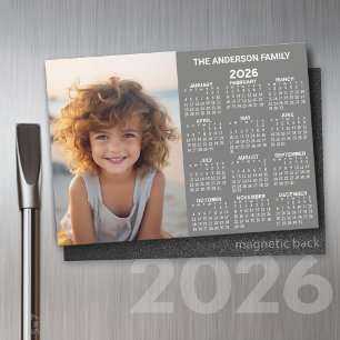 Magnetische kalender - Foto Voljaar Uitzicht Moder