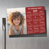 Magnetische kalender - Foto Voljaar Uitzicht Moder