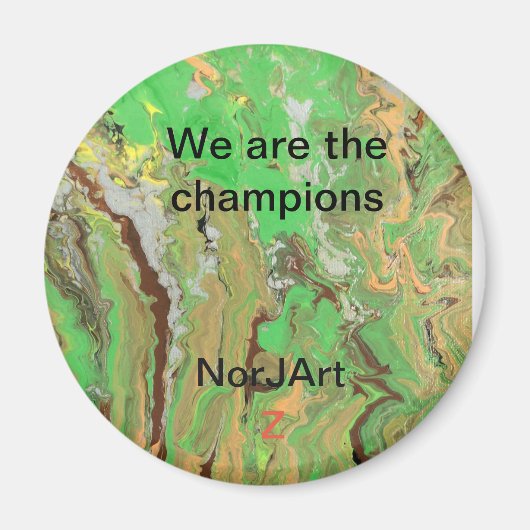 Magnetische knop van NorJ Art Magneet (Voorkant)