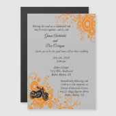 Magnetische motor uitnodiging of Save the Date (Voorkant / Achterkant)