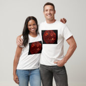 Magnetische veldlijnen op zon 3 t-shirt (Unisex)