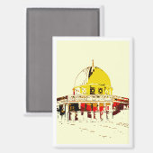 Magnétiser vos souvenirs : Dôme du Rock Magnet (Recto/Verso)