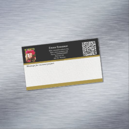 Magnetiska visitkort — Connect, Elegant Magnetisch Visitekaartje