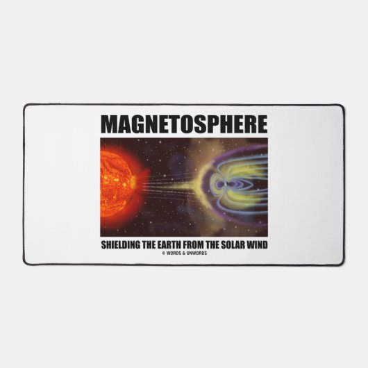 Magnétosphère protégeant la Terre du vent solaire (Recto)