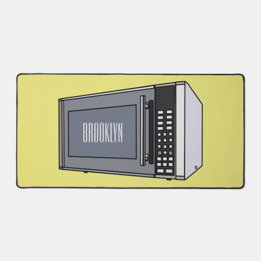 Magnetron cartoon illustratie bureaumat (Voorkant)