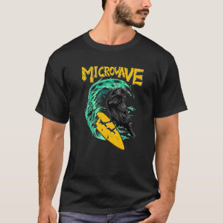 Magnetron Grappige Surfer Raaf Vogel Kraai T-shirt