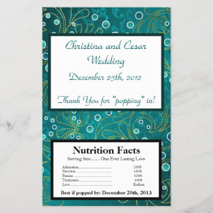 Magnetron Popcorn Verpakking Arabian Teal Flyer