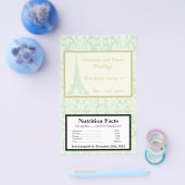 Magnetron Popcorn Wrapper Damask Paris Flyer (Enkel)