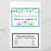 Magnetron Popcorn Wrapper Love Fiets Fietsen Flyer (Voorkant)