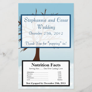 Magnetron Popcorn Wrapper Twinkling Sneeuw/kale Bo Flyer