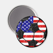 Magnets américains du ballon de football (Recto/Verso)