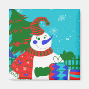 MAGNETS AMUSANTS DE NOËL - OEUVRE D'ARTISANAT DE N