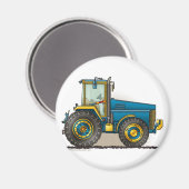 Magnets Blue Big Tracteur (Recto/Verso)