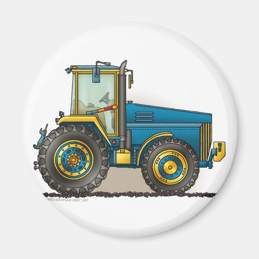 Magnets Blue Big Tracteur (Devant)