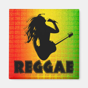 Magnets Carrés jamaïcains de Reggae Rasta Rastaf