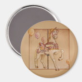 Magnets - Carrousel de poney violet (Recto/Verso)