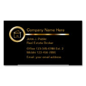Magnets Carte de visite Classy Realtor (devant)