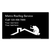 Magnets Carte de visite de toiture Nouveau design (devant)