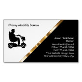 Magnets Cartes de visite de mobilité Médicale (devant)