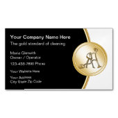 Magnets Cartes de visite de nettoyage classique (devant)