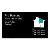 Magnets Cartes de visite de peintre professionnel  (devant)