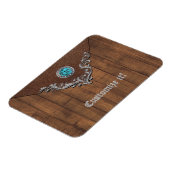 Magnets Cartes de visite Designer Western (Flat) (Côté Gauche)