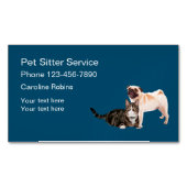 Magnets Cartes de visite du service de soins pour (devant)