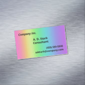 Magnets Cartes de visite Rainbow Gradient (In Situ)