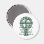 Magnets celtes, Noms d'Irlande Croix celtique (Recto/Verso)