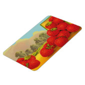 Magnets d'art vintage de fraises (Côté Gauche)