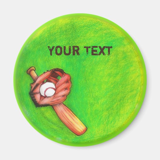 Magnets de baseball (Devant)