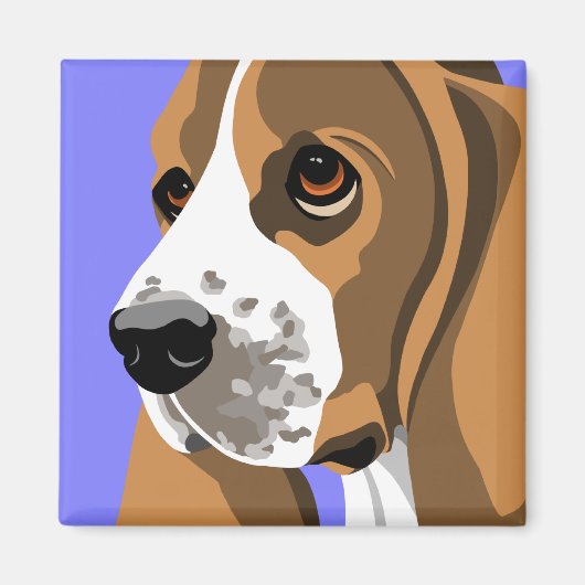 Magnets de Baset Hound (Devant)