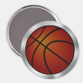 Magnets de basket-ball personnalisables Remises en (Recto/Verso)