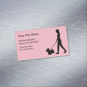 Magnets de Carte de visite pour animaux domestique (In Situ)