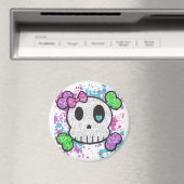 MAGNETS de casier SKULL, réfrigérateur Retour à l' (In Situ (Lave-vaisselle))